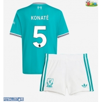Liverpool Ibrahima Konate #5 Tredjedraktsett Barn 2025-26 Kortermet (+ Korte bukser)